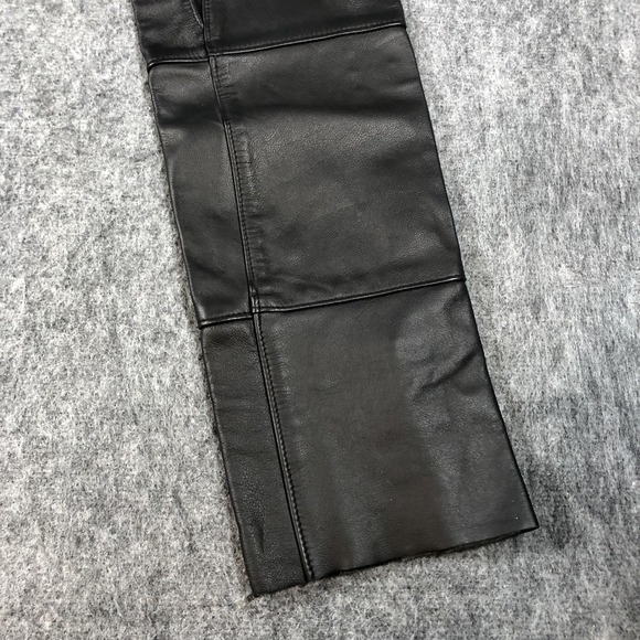 Harley-Davidson Chaps Womens XS Black Leather Motorcycle Riding Zip 98480-98VW - Picture 8 of 16